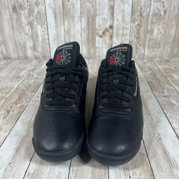 Reebok Classic black womens 8.5 - Picture 3 of 8